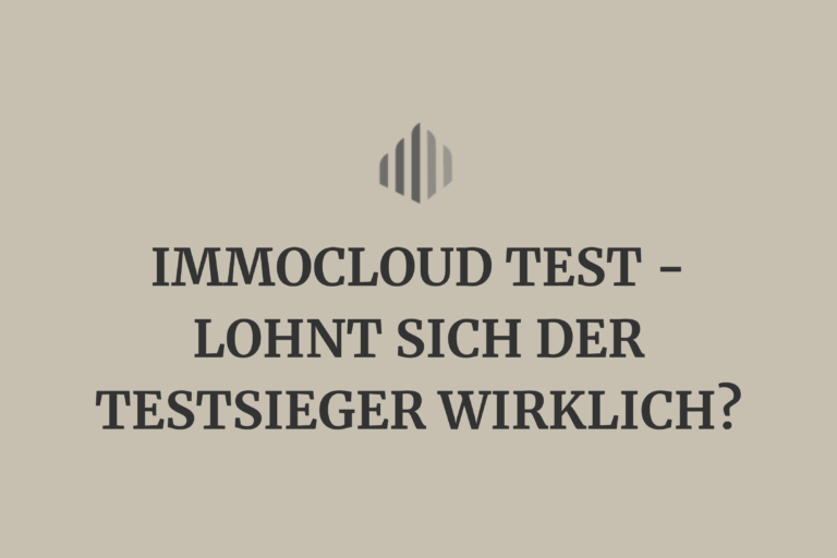 immocloud Test – Lohnt sich der Testsieger wirklich?